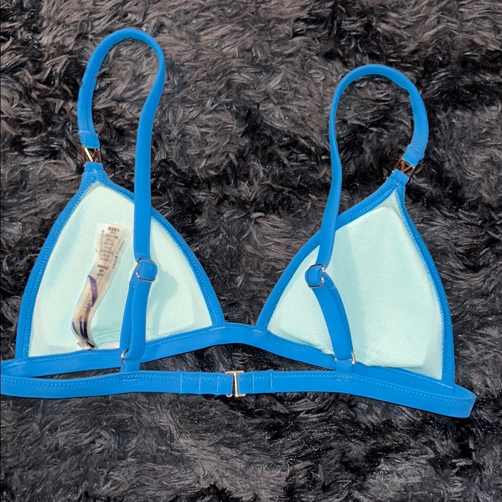 Victoria's Secret Aqua Bikini Top - Picture 3 of 3